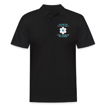 You Matter Unless You Multiply Yourself Science - Männer Poloshirt - Schwarz - Vorne - Kai (181cm)
