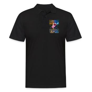 Rockin Since 1940 Rockmusik Fan 82. Geburtstag - Männer Poloshirt - Schwarz - Vorne - Kai (181cm)