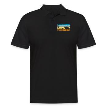 Equestrian Is My Favorite Season - Männer Poloshirt - Schwarz - Vorne - Kai (181cm)