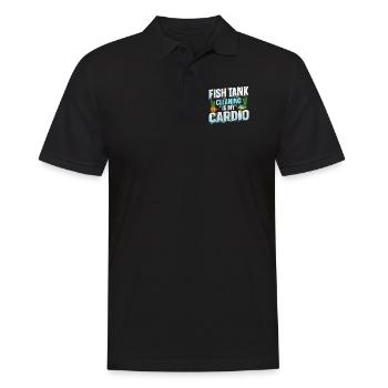 Water Change and Chill Aquatic Gift - Men's Polo Shirt - black - Front - Kai (181cm)