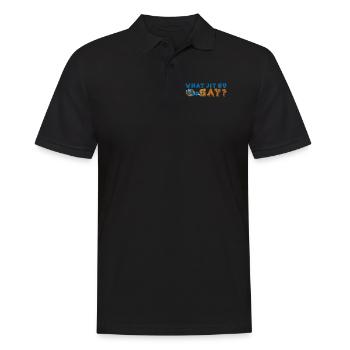 Ce que disent Jit Su | Jiu Jitsu amusant - Polo Homme - noir - Devant - Kai (181cm)