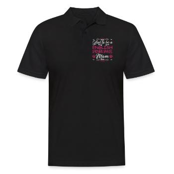 Dog Mom Glad To Be A English Cocker Spaniels Mom - Men's Polo Shirt - black - Front - Kai (181cm)
