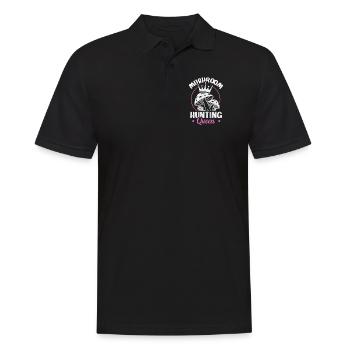 Chasse aux champignons Reine butinante Chasse aux champignons - Polo Homme - noir - Devant - Kai (181cm)