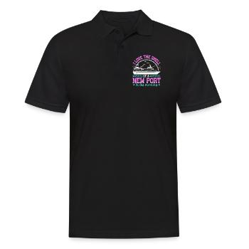The Smell Of A New Port In The Morning Ship Cruise - Men's Polo Shirt - black - Front - Kai (181cm)
