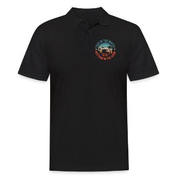 Orteils dans l’eau Fond Dans le sable Vacances à la plage - Polo Homme - noir - Devant - Kai (181cm)