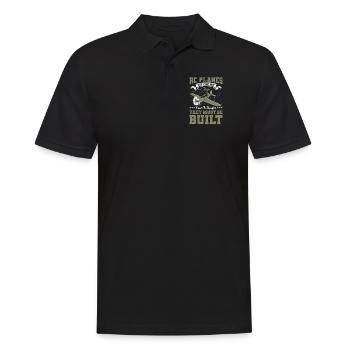 Les jouets les plus cool ne peuvent pas être achetés - Model Airplane - Polo Homme - noir - Devant - Kai (181cm)