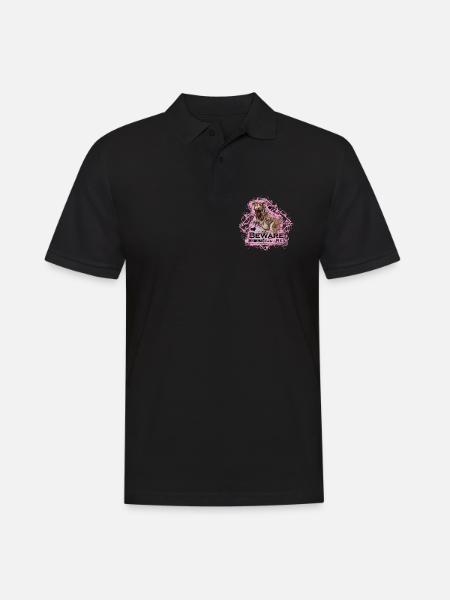 Mamasaurusrex - Männer Poloshirt - Schwarz