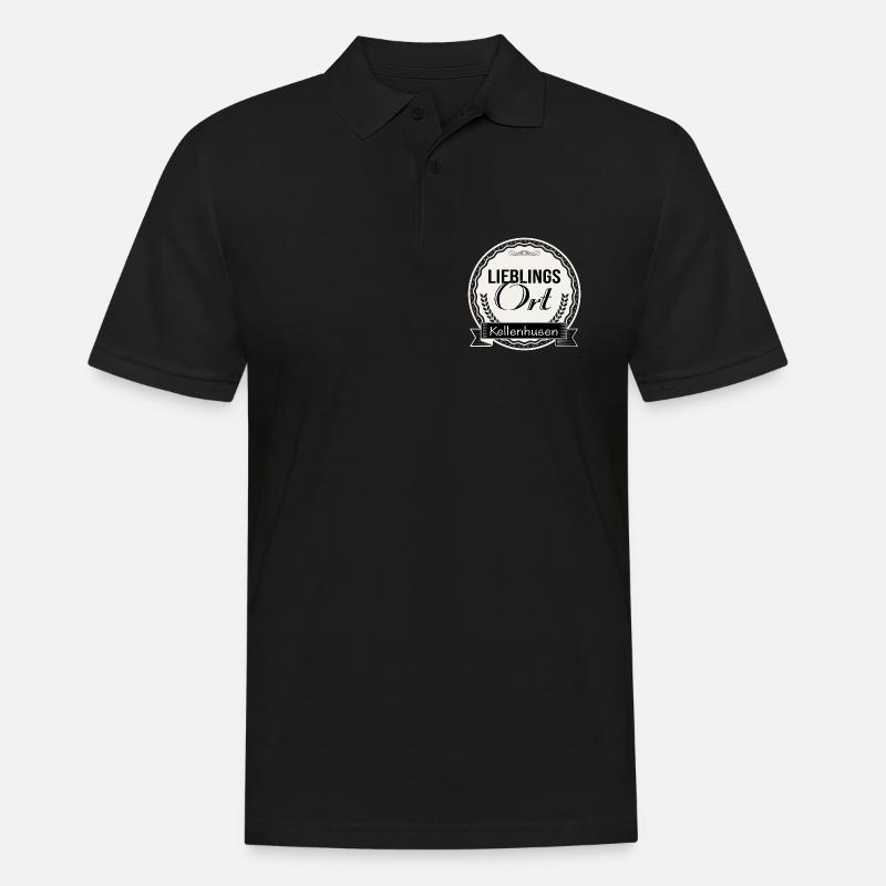 Lieblingsort Kellenhusen - Männer Poloshirt - Schwarz