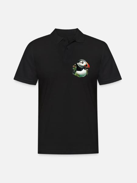 Macareux - Polo Homme - noir