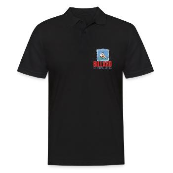 Billard ist meine Droge - Männer Poloshirt - Schwarz - Vorne - Kai (181cm)