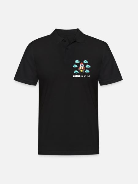 Developer Statement Css Php Java C++ Programmierer - Männer Poloshirt - Schwarz
