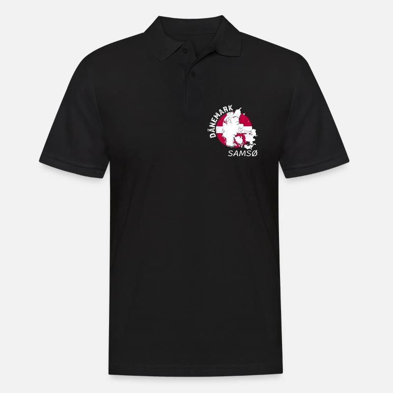 Samso - Polo Homme - noir