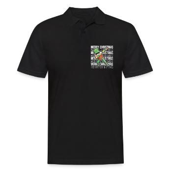 Casse-noisette de Noël - Polo Homme - noir - Devant - Kai (181cm)