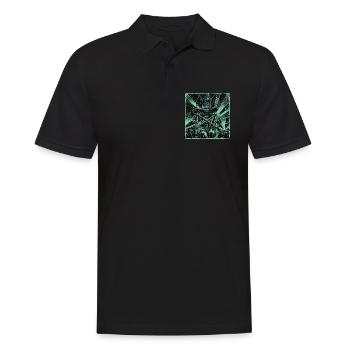Electro Rave Party Festival - Männer Poloshirt - Schwarz - Vorne - Kai (181cm)