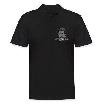 Marcus Aurelius Portrait - Men's Polo Shirt - black - Front - Kai (181cm)