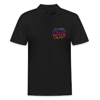 Schlager Maus - Schlagermaus - Schlagermusik - Männer Poloshirt - Schwarz - Vorne - Kai (181cm)