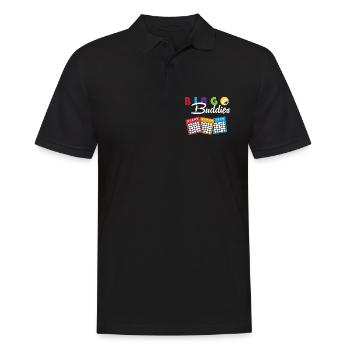 Bingo - Männer Poloshirt - Schwarz - Vorne - Kai (181cm)