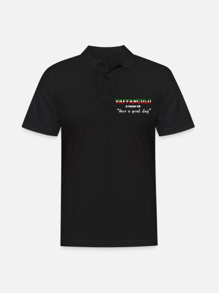 Drôle italien Vaffanculo est italien - Polo Homme - noir