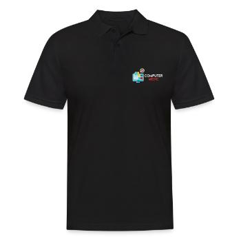 Service d’assistance informatique pour les médecins informaticiens - Polo Homme - noir - Devant - Kai (181cm)