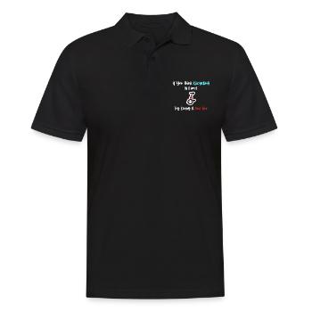 Si vous pensez que le cyclisme est difficile, essayez - Polo Homme - noir - Devant - Kai (181cm)
