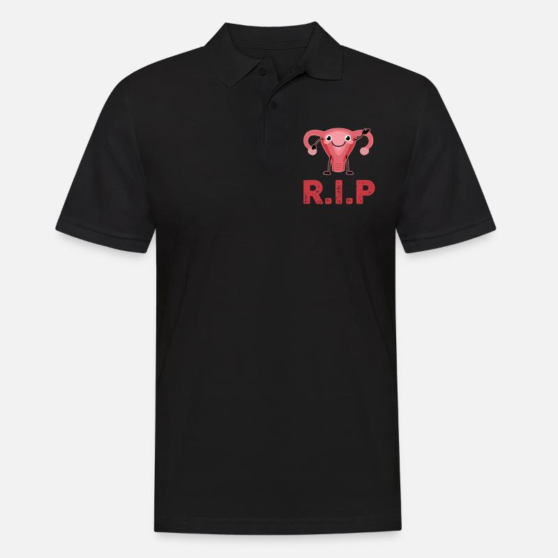 R.i.p. Gebärmutterentfernung Operation - Männer Poloshirt - Schwarz