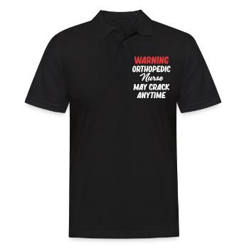 Avertissement orthopédique : l’infirmière orthopédique peut - Polo Homme - noir - Devant - Kai (181cm)