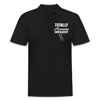 Absolutely genius oncologist chemotherapy - Men's Polo Shirt - black - Front - Kai (181cm)