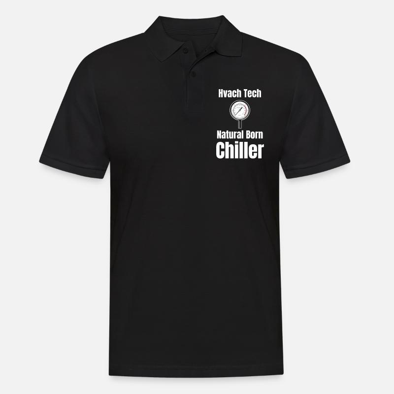 Hvac Tech Technician - Männer Poloshirt - Schwarz