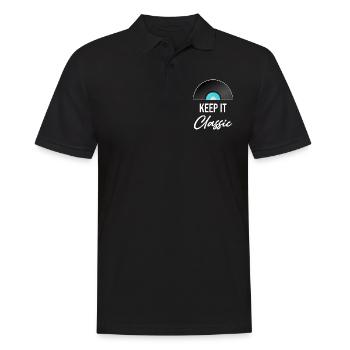 Keep It Classic Vinyle Collector Antique Rustique - Polo Homme - noir - Devant - Kai (181cm)