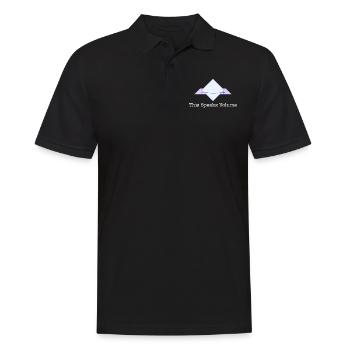 That speaks volumes Funny geometry teacher - Men's Polo Shirt - black - Front - Kai (181cm)