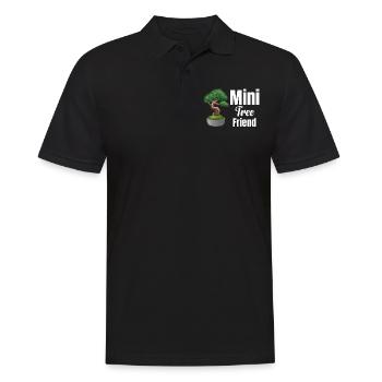 Tree Friend Bonsai Meditation Spirituelles - Männer Poloshirt - Schwarz - Vorne - Kai (181cm)