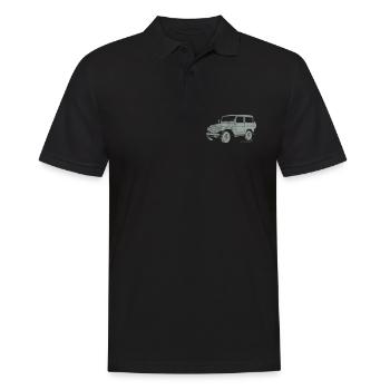 Toyo 4x4 Offroad Buschtaxi T-Shirt - Männer Poloshirt - Schwarz - Vorne - Kai (181cm)