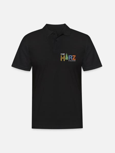 Ohne Harz ist alles doof - Männer Poloshirt - Schwarz