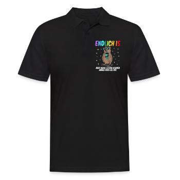 15 Geburtstag Fun Geschenk lustig 15. Ehrentag - Männer Poloshirt - Schwarz - Vorne - Kai (181cm)
