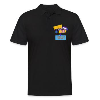 Tuning-Auto, alltägliche Kontrollen - Männer Poloshirt - Schwarz - Vorne - Kai (181cm)