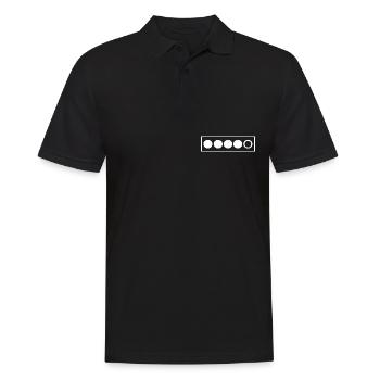 Biathlon Schießstand Biathlet Schießen Winter Spor - Männer Poloshirt - Schwarz - Vorne - Kai (181cm)
