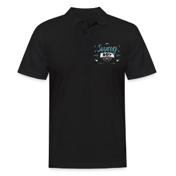 Swag Boy - Männer Poloshirt - Schwarz - Vorne - Kai (181cm)