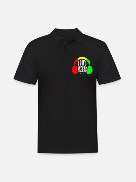 Reggae music - Men's Polo Shirt - black