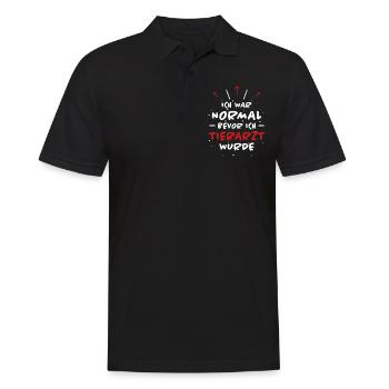 Tierarzt Spruch Beruf Lustiges Tierarzt Geschenk - Männer Poloshirt - Schwarz - Vorne - Kai (181cm)