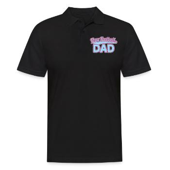 Flag Football Dad - Vater - Polo Homme - noir - Devant - Kai (181cm)
