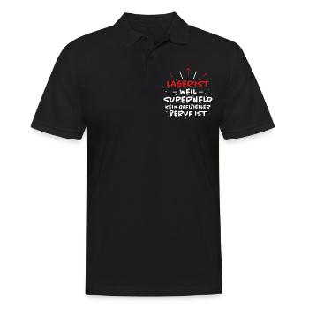 Lagerist Spruch Logistik Lustige Lagerist Geschenk - Männer Poloshirt - Schwarz - Vorne - Kai (181cm)