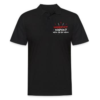 Lagerist Spruch Logistik Lustige Lagerist Geschenk - Männer Poloshirt - Schwarz - Vorne - Kai (181cm)