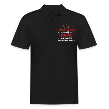 Fliesenleger Spruch Lustiges Fliesenleger Geschenk - Männer Poloshirt - Schwarz - Vorne - Kai (181cm)