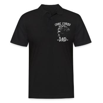 Cane Corso Italiano Papa Dad Cane Corso Gift - Men's Polo Shirt - black - Front - Kai (181cm)