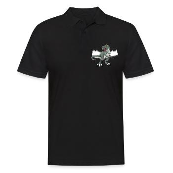 Duck hunting duck hunting hunter duck duck hunter design - Men's Polo Shirt - black - Front - Kai (181cm)