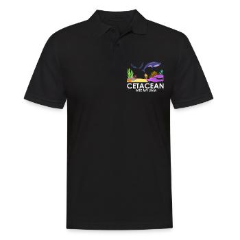 Zooologist Marine Biologist Marine Biology - Men's Polo Shirt - black - Front - Kai (181cm)