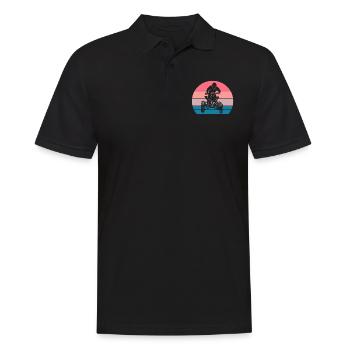Quad - Polo Homme - noir - Devant - Kai (181cm)