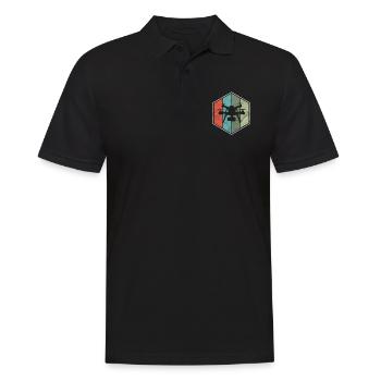 Drone - Polo Homme - noir - Devant - Kai (181cm)