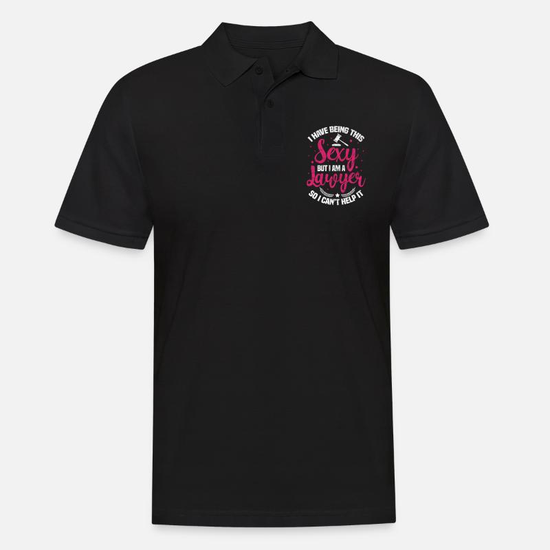 Avocat - Polo Homme - noir