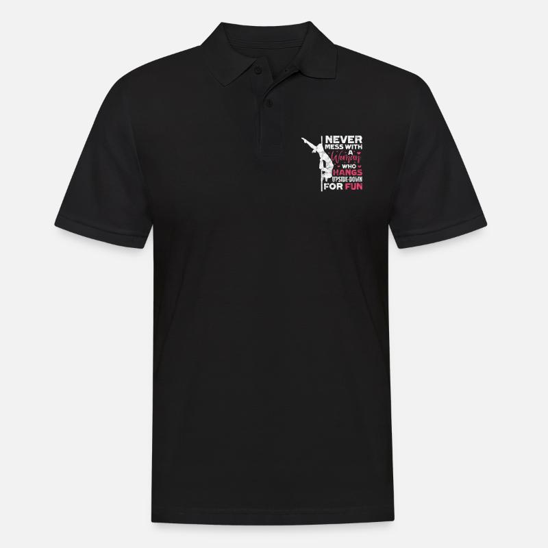 Pole Dance - Männer Poloshirt - Schwarz